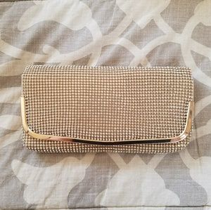 CLOSET CLOSING:  Gold Sequin Clutch